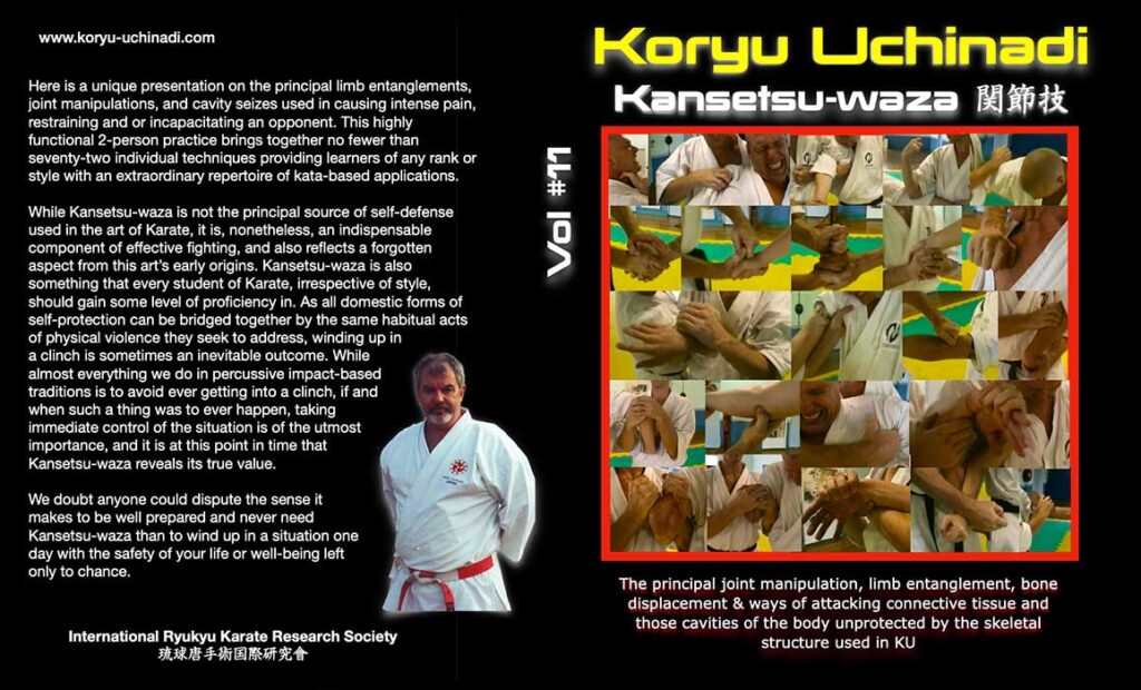 DVD 11 - Kansetsu-waza as developed by Patrick McCarthy Koryu Uchinadi